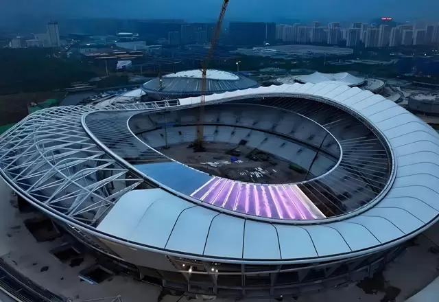 إضاءة واجهة الملعب في Wuxi